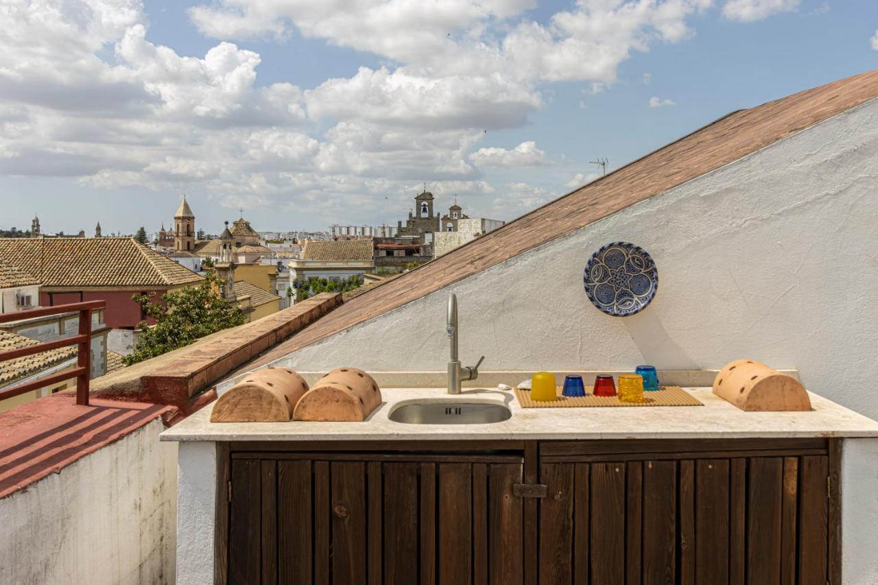 Top Atico Plaza Del Arenal - Gran Terraza - Vistas - Solarium Jerez de la Frontera Exterior foto